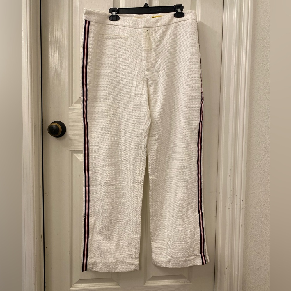 Anthropologie Maeve Textured White Garment